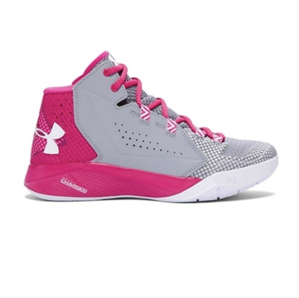 UNDER ARMOUR Torch Fade High Top Basketball Shoes Sz 8